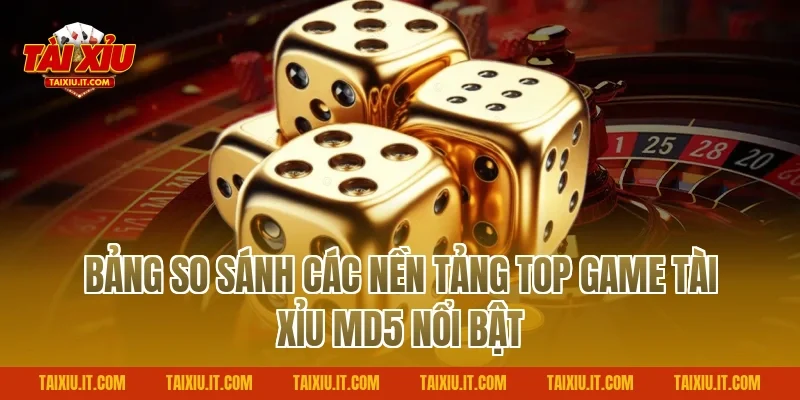 Bảng So Sánh Các Nền Tảng Top Game Tài Xỉu MD5 Nổi Bật